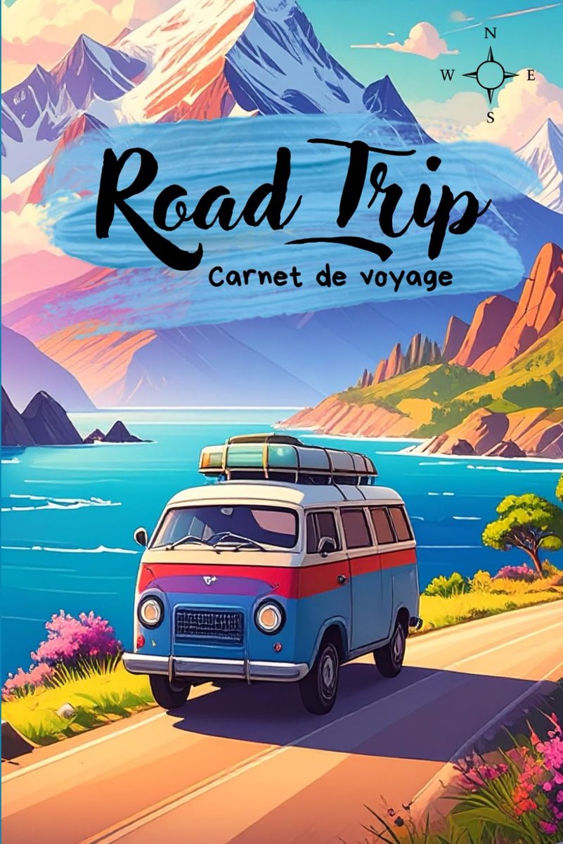 Road Trip - Journal de voyage - Carnet de voyage invullen - Perfect voor onvergetelijke herinneringen - ShopVlot