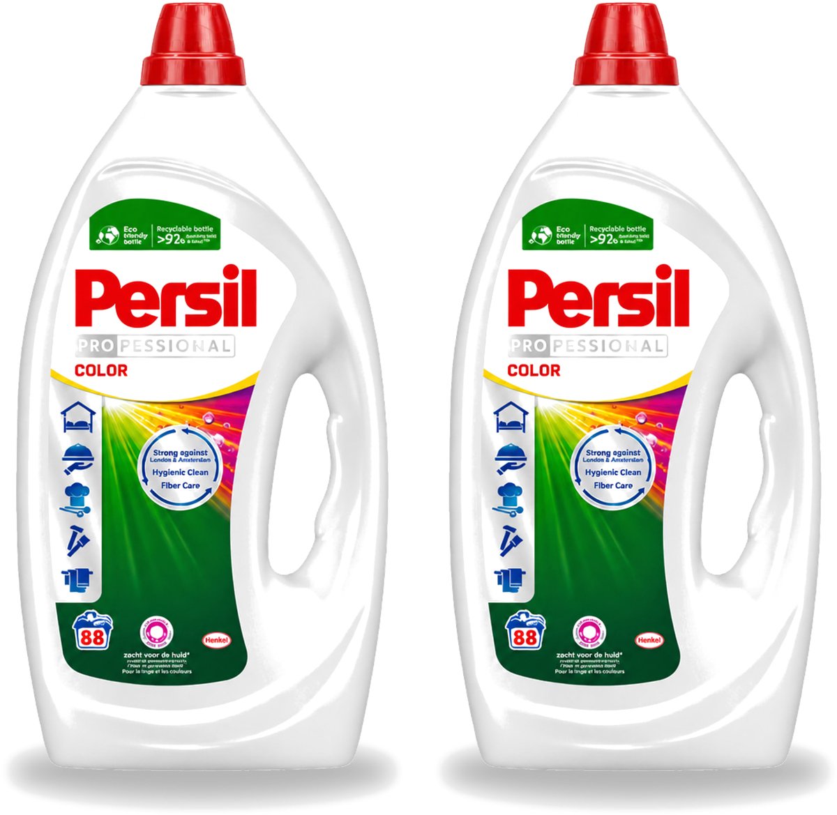 2 x Persil Professional Color - Vloeibaar Wasmiddel - Gekleurde Was - 88 Wasbeurten - Voordeelverpakking - 2 stuks