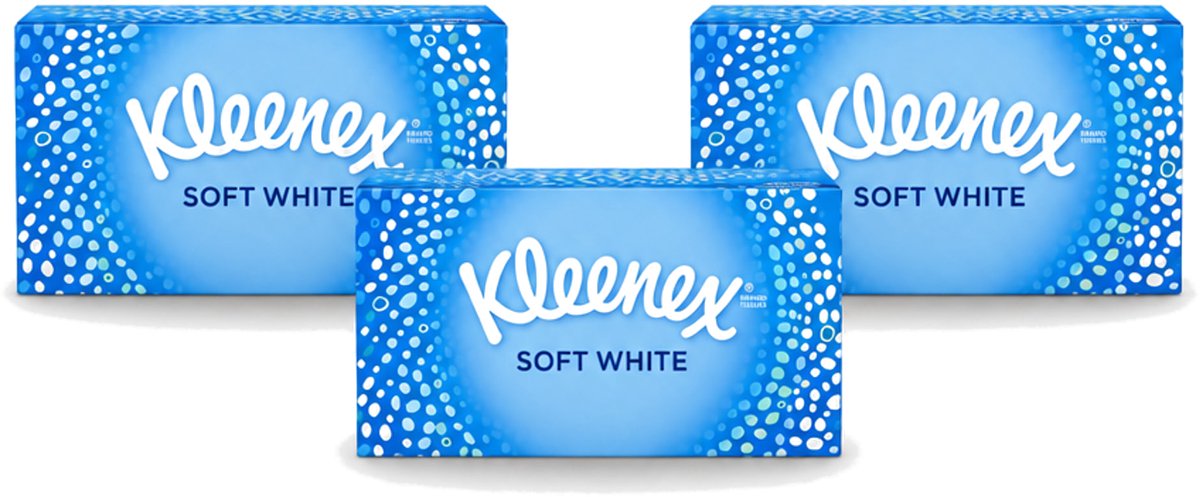 3 x Kleenex - Tissues - Soft White - 70 Tissues - Voordeelverpakking - 3 stuks