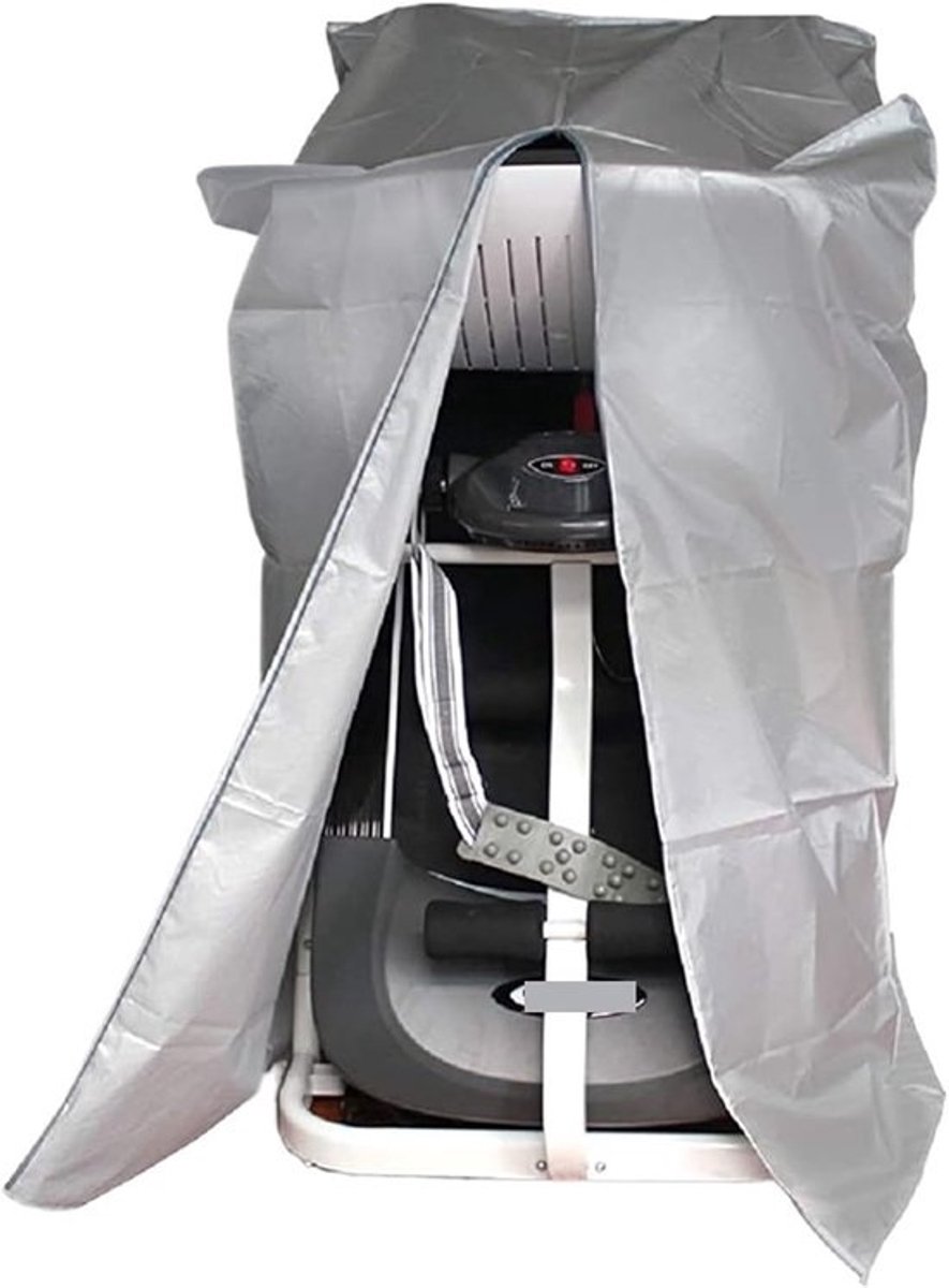 Afdekking voor loopband - Hoes voor fitnessapparaat - Bescherming voor apparatuur - Vouwbaar - Stof- en waterdicht - 91 x 91 x 152 cm - Zilver