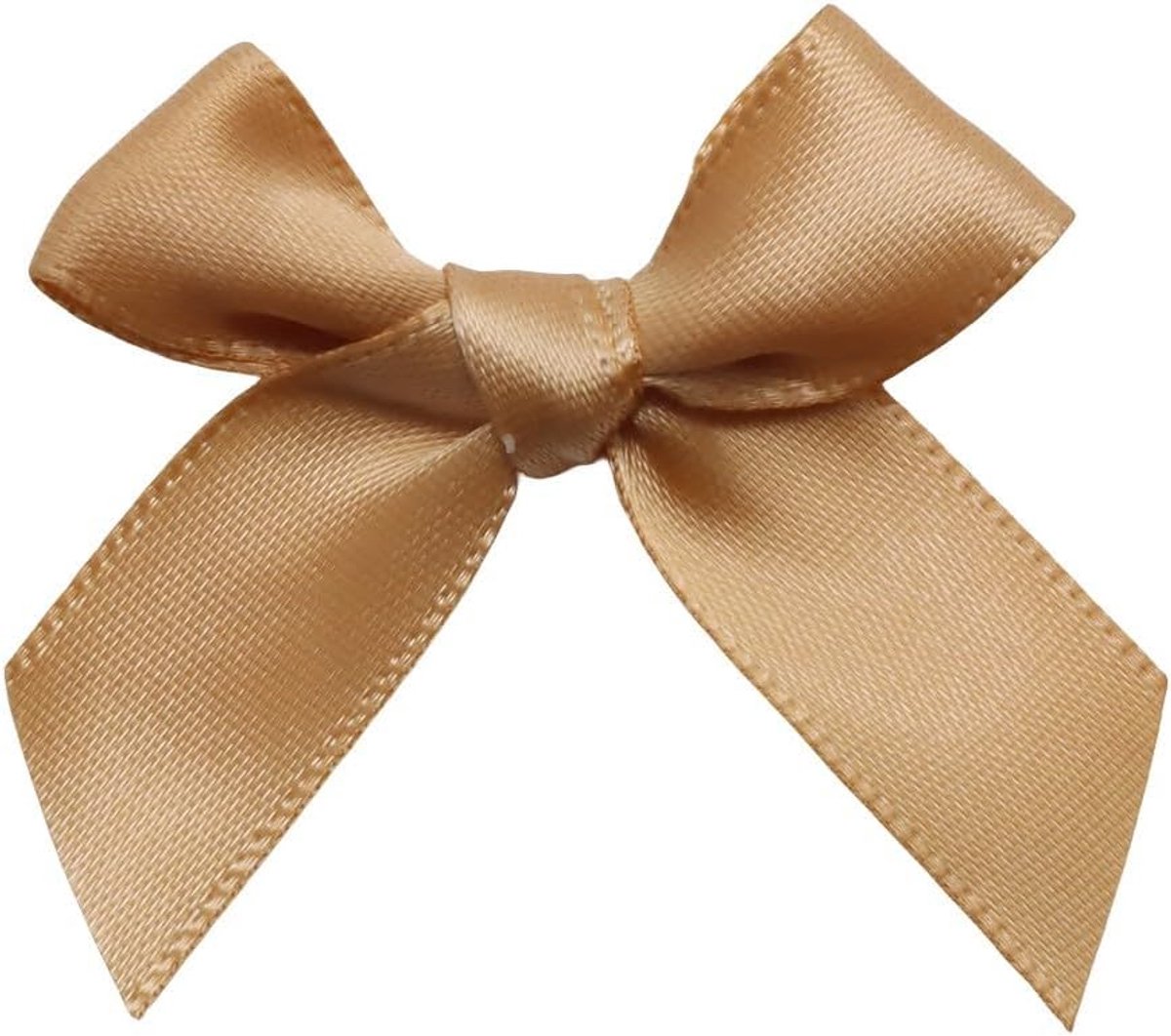 Satin Ribbons Bows 5 x 5 cm - Goud - Duurzaam polyester - Ideaal voor DIY projecten - ShopVlot