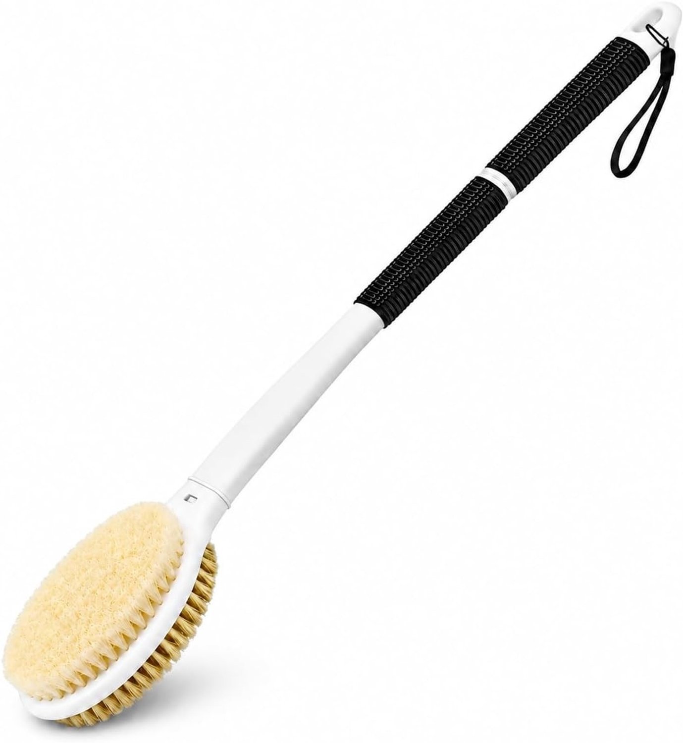 Rugborstel - Grijs - 44 cm - Dubbelzijdige Badborstel met Harde en Zachte Borstelharen - Voor Mannen en Vrouwen