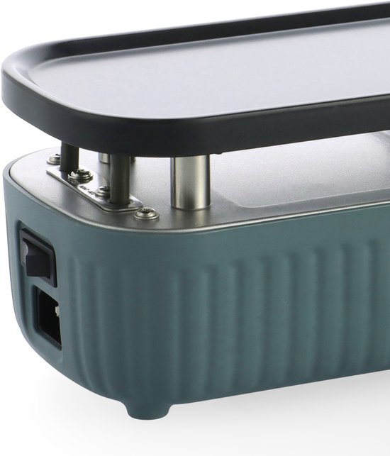 GreenPan Silhouette Connectable Gourmetstel - Gourmet voor 2 Personen - Verbind tot 6 Toestellen - PFAS-vrije Antiaanbaklaag - Grijs blauw — afbeelding 2