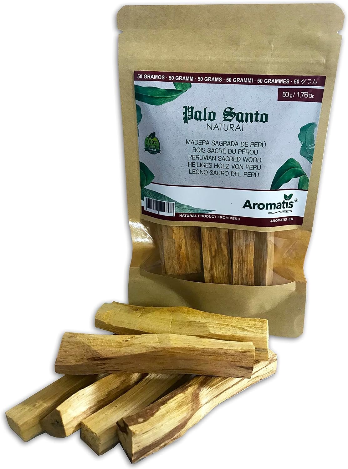 Palo Santo 50 g - Premium 1a kwaliteit - Biologisch natuurproduct - Heilig hout voor aromatiseren - ServiceTopper