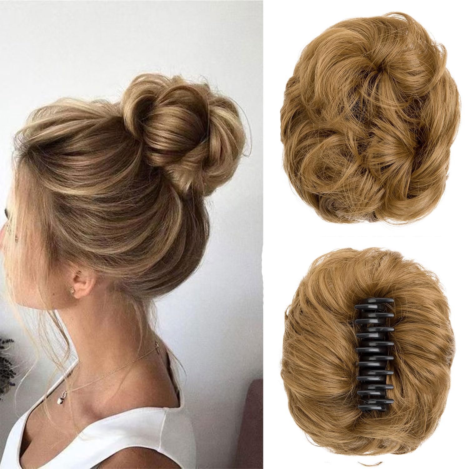 Haarstuk voor rommelige knot