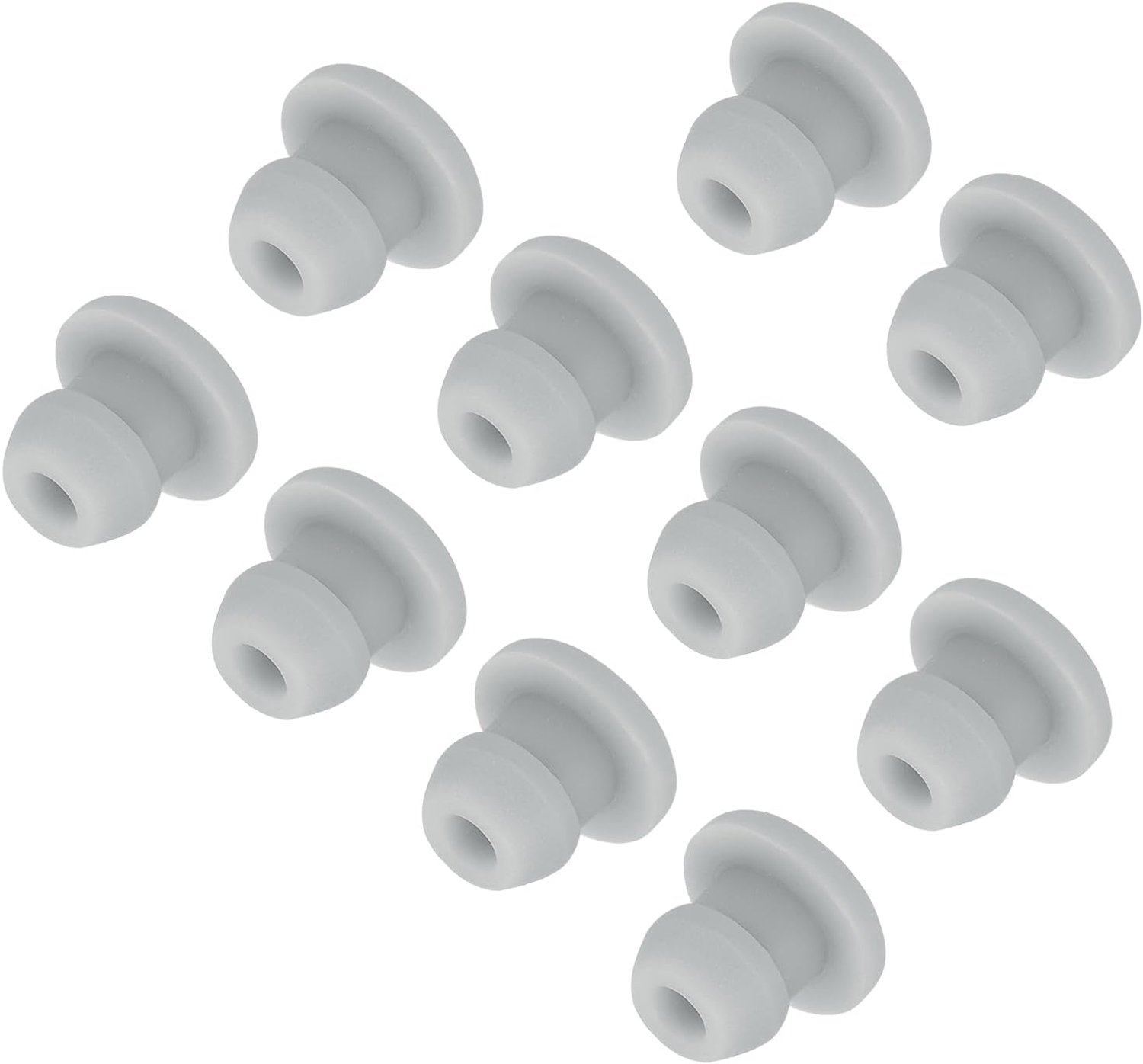 Afsluitdoppen 5 mm - siliconen - ronde afdekking - waterdichte afdichting, 50 stuks m-winkel - m-winkel