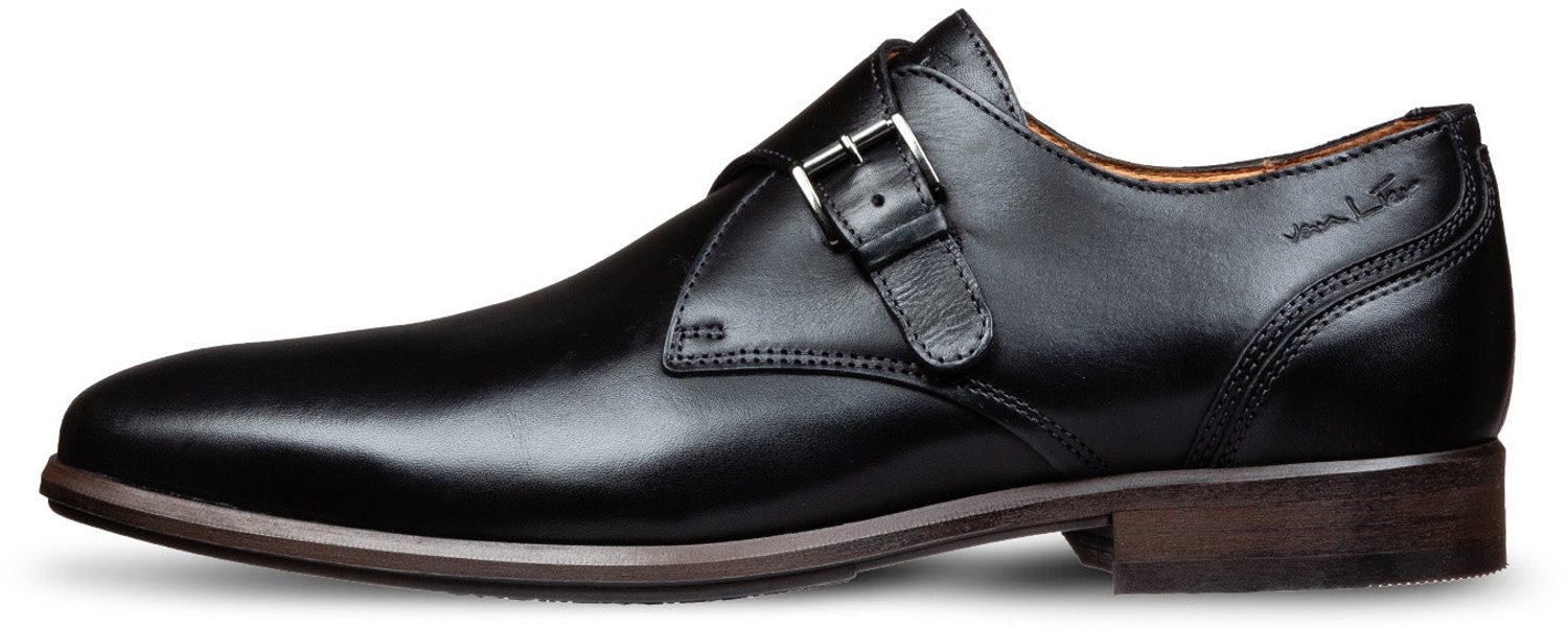 VANLIER - Heren Schoenen - Zwart - Maat 40