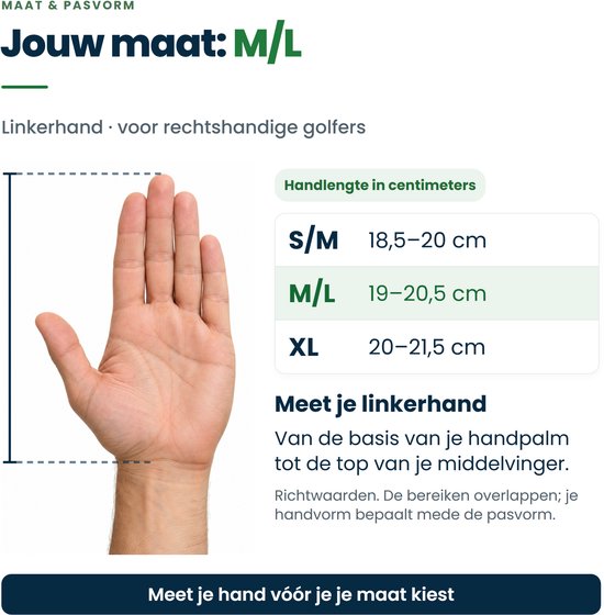 Stripe True Grip golfhandschoen - Griptraining, balmarker - M/L van Stripe. — afbeelding 3