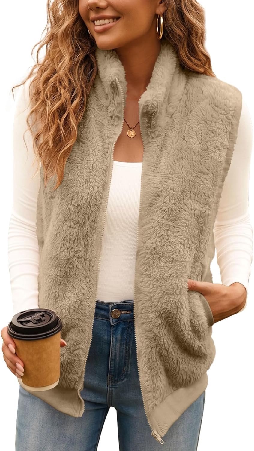 Teddy fleece vest