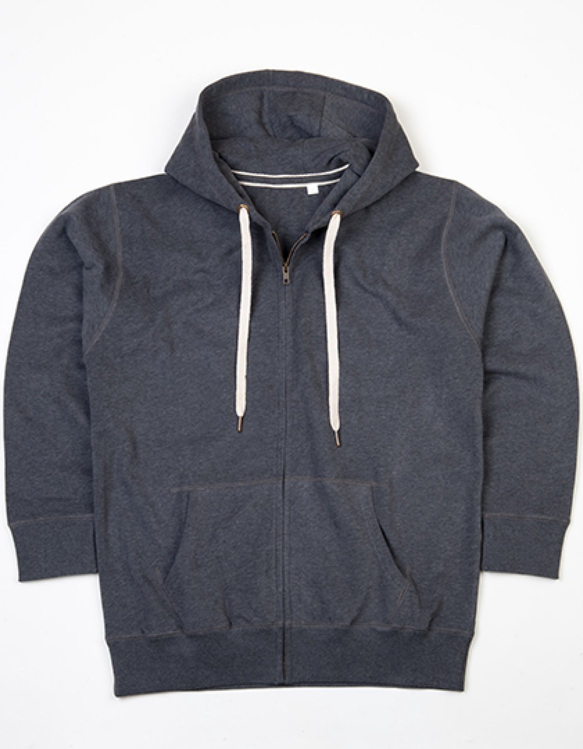Mantis Men´s Superstar Zip-Through Hoodie P83 CHARCOAL MELANGE Grijs