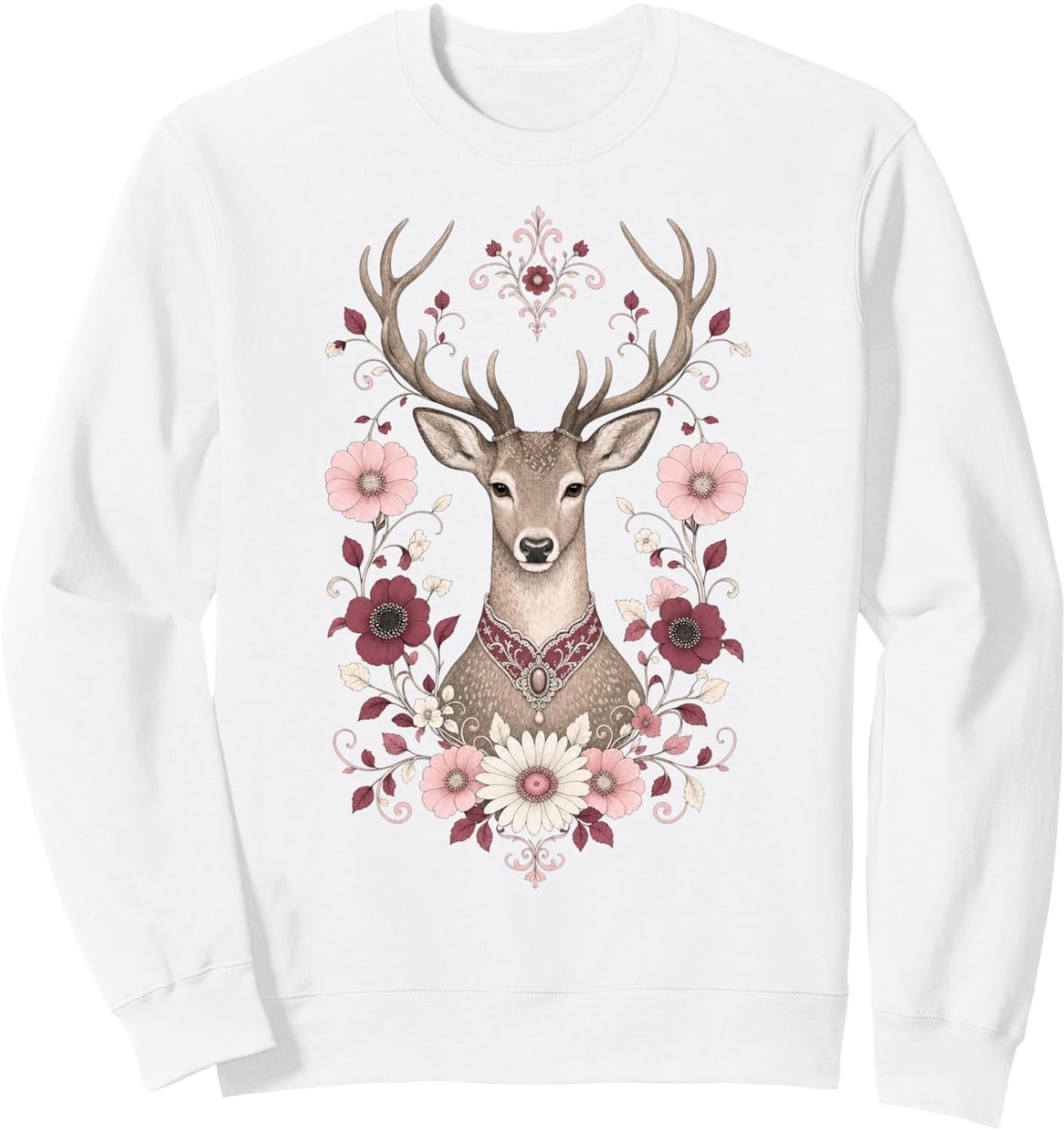 Shirt met edelweiss bloemen