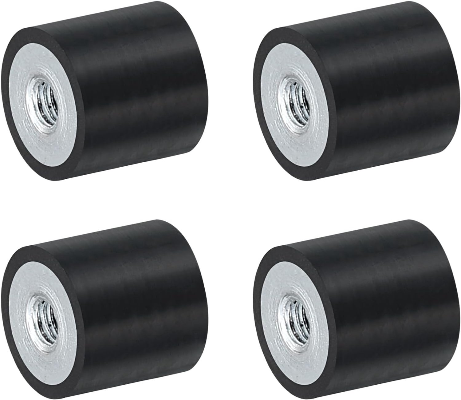Schroefdraadbussen 10 x 10 mm - Rubber - Trillingsisolatoren - Vervangt anti-vibratiepads - 4 stuks - ServiceTopper