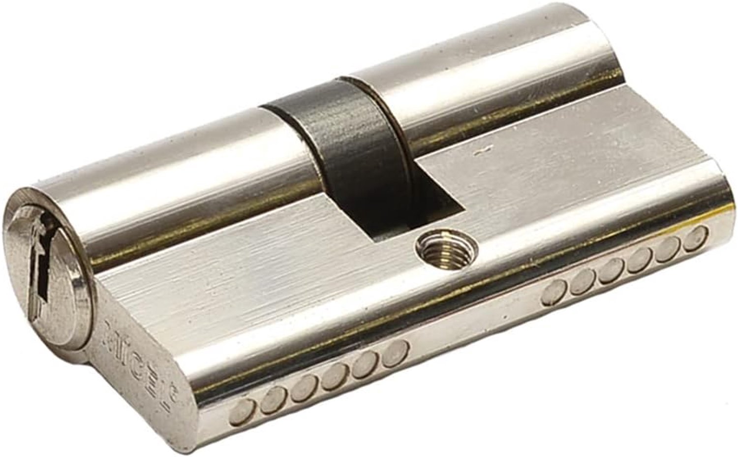 veiligheidscilinder L13 30 x 30 N - nikkel-afwerking - modern design - beschermt je deur - m-winkel