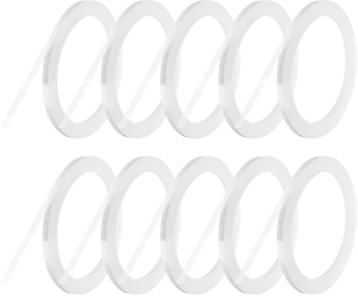 whiteboard-plakband 5 mm - transparant PET-materiaal - hittebestendig - ideaal voor kunst en afdekken - ServiceTopper