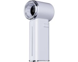 Draagbare ventilator met turbinestraal 13 m/s, 199 RPM, digitaal display Geschikt voor koele mist,…