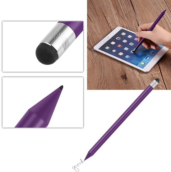 Stylus Pen Hoge Gevoeligheid - Touchscreen Pen - Tekenen - Rubber Punt - Compatibel met Tablets/Smartphones - Bescherming tegen Krassen - Tekenpen — afbeelding 2
