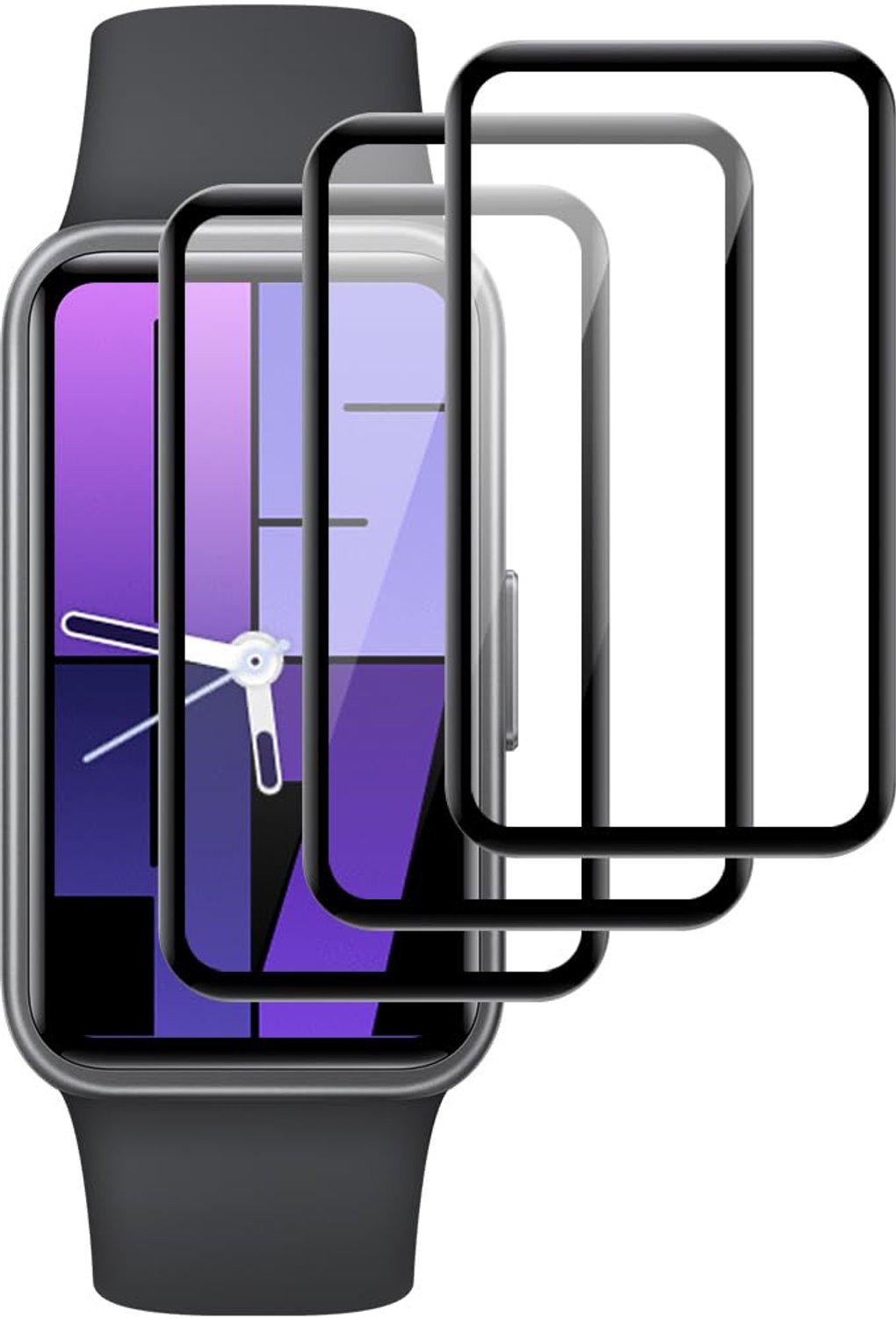 Panzer Schutz Glas für Band 10 - 3 Stück Handy glasschutzfolie