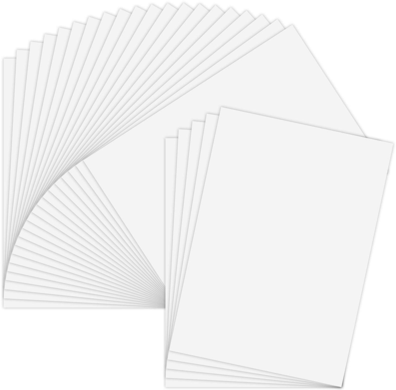 25 Vellen Zelfklevend Vinyl Papier A4, Waterdicht en Mat Wit