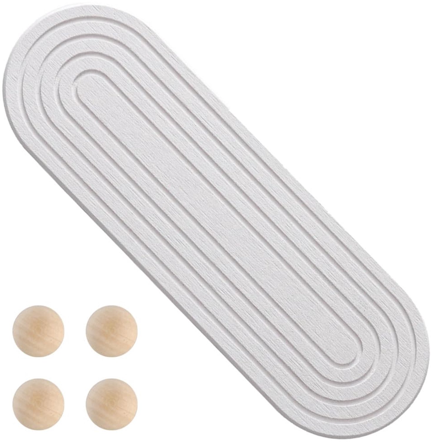 Gootsteen Caddy Sneldrogend - Waterabsorberende Sponshouder - Antislip - Diatomeeënaarde - Houten Voet Pads - Betrouwbaar Materiaal - Afwasrek