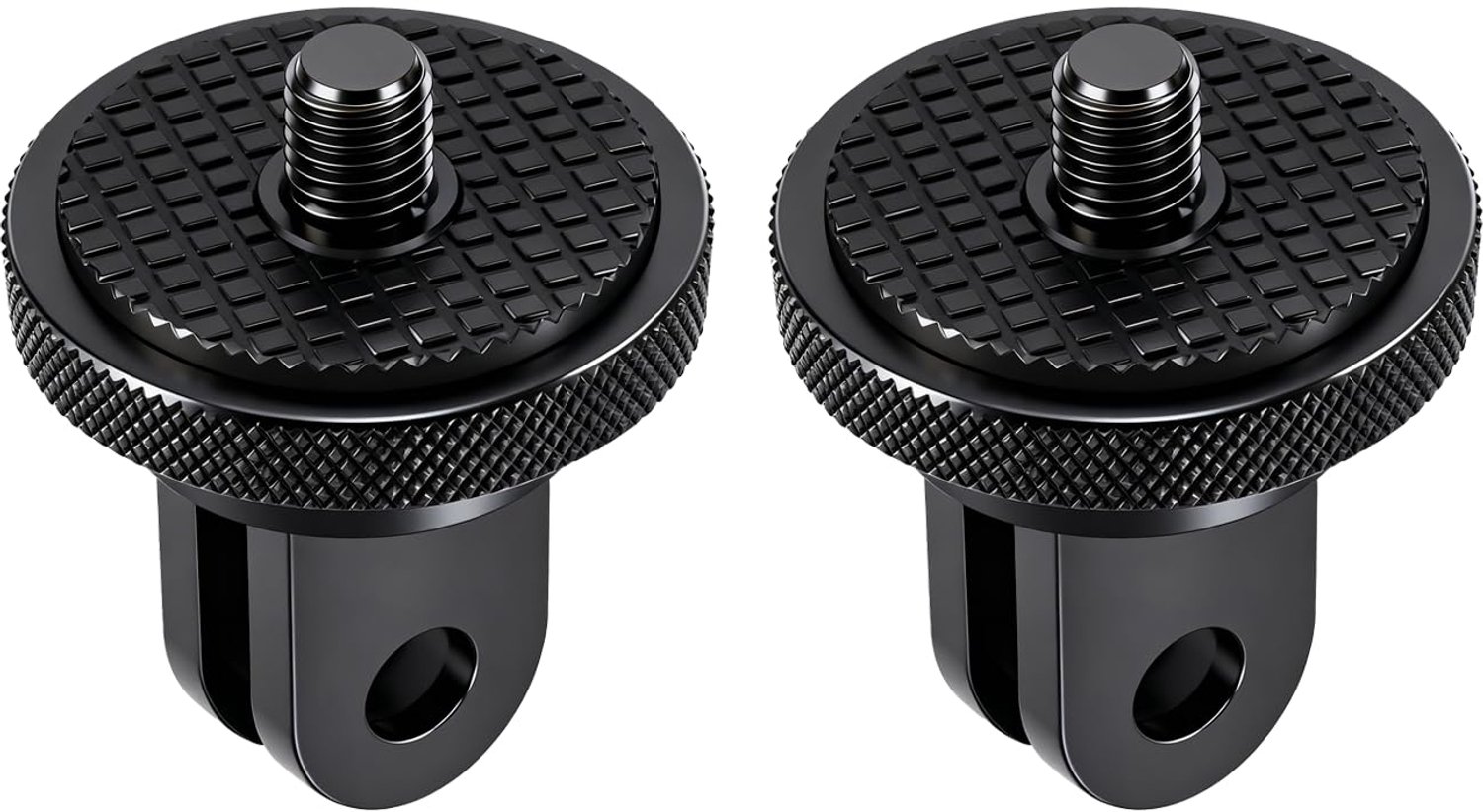 Set van 2 Aluminium 1/4 Inch Adapters voor Camera en Statief