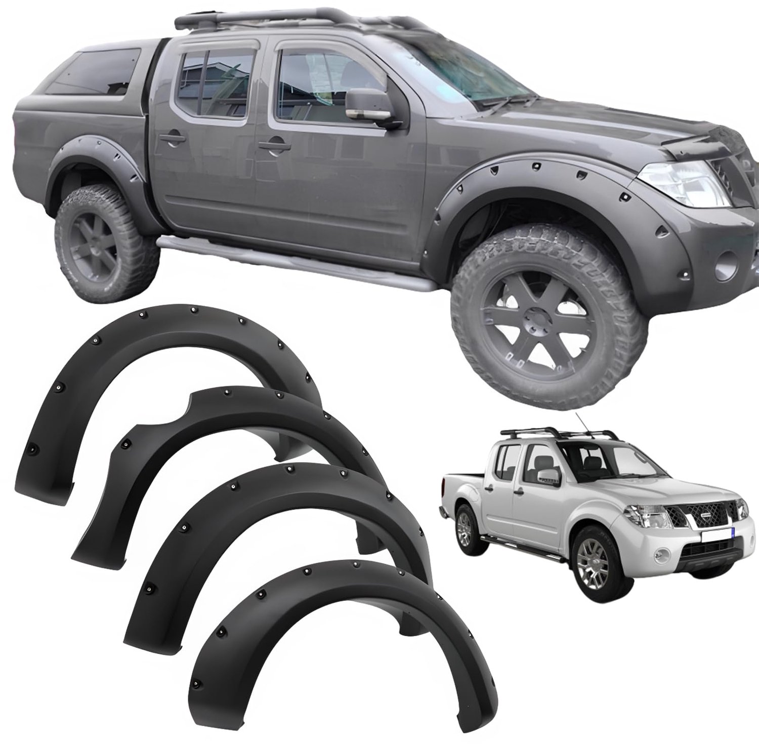 Wielbogen voor Nissan Navara D40 - Spatbordbescherming