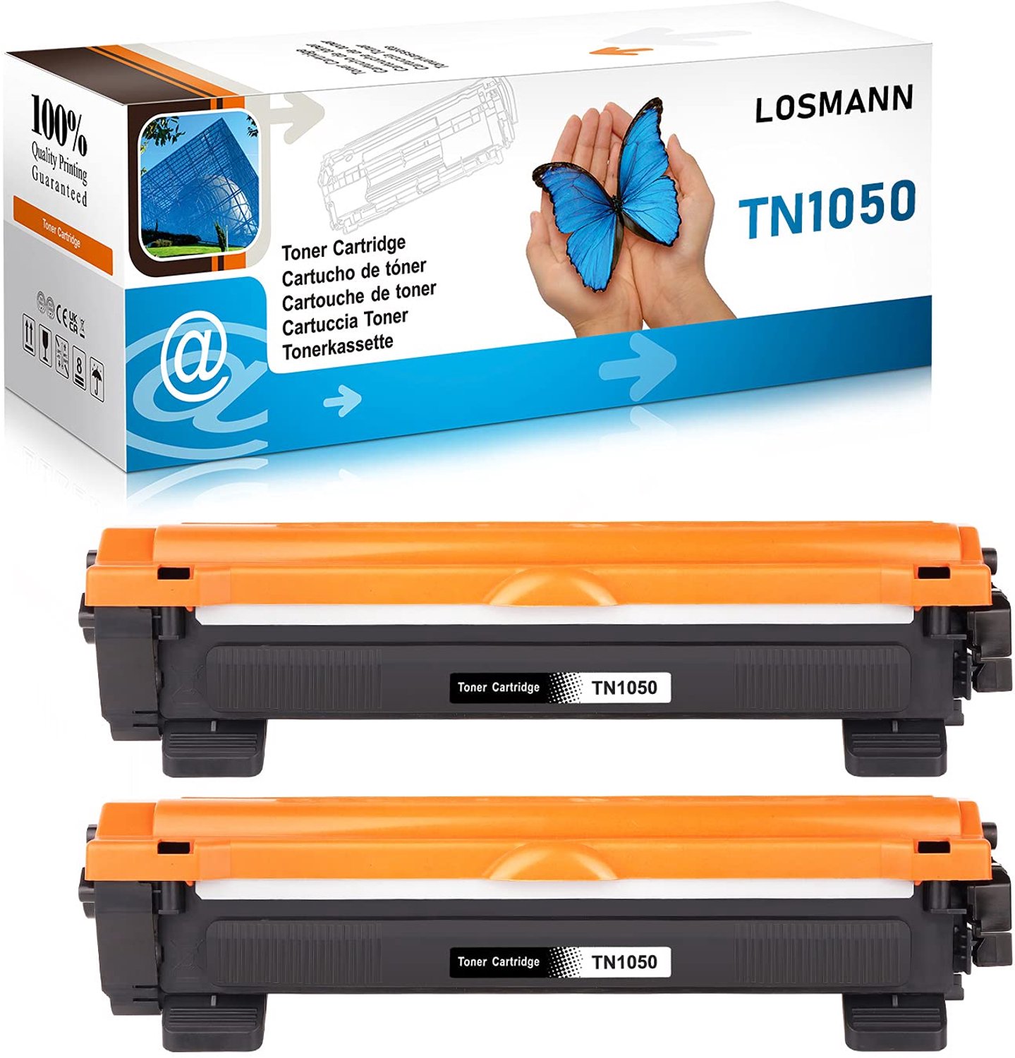 Tonercartridges Zwart (2x) voor Brother Printers