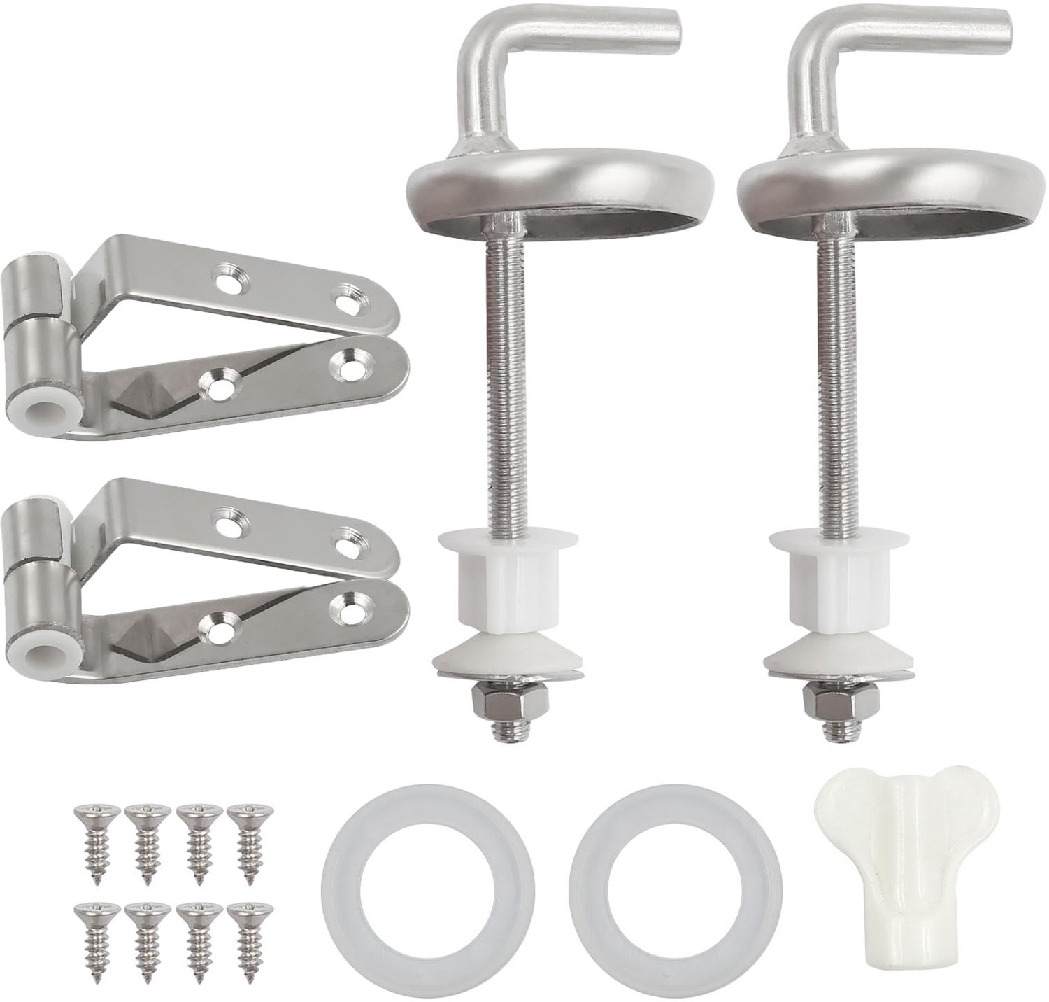 Set van 2 Toiletbril Bevestigingssets voor Eenvoudige Montage