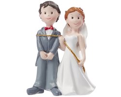 Trouwfiguur Echtpaar met Touwdecoratie