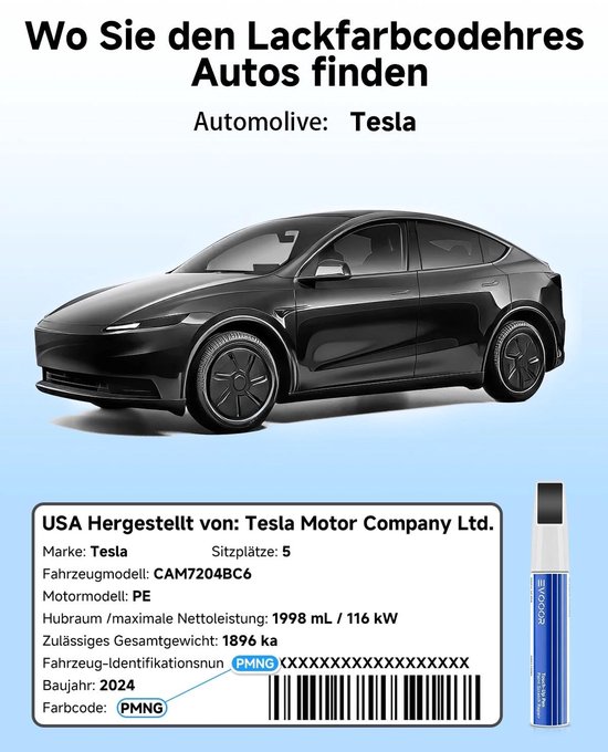 Touch Pen 2-in-1 voor Kleurherstel, Perfecte Kleurmatch voor Auto — afbeelding 2