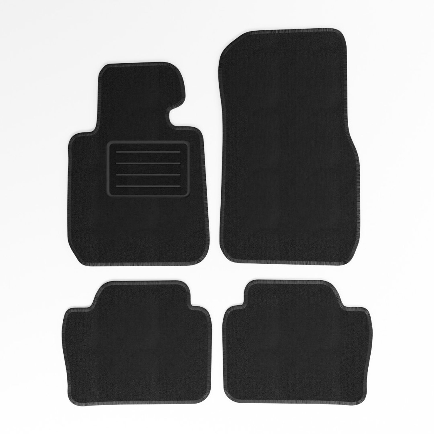 Mats4all | Naaldvilt automatten passend voor BMW 3-serie F31 2013-2019 | Antislip | Met versterking | 4-delig | Automatten | Mattenset
