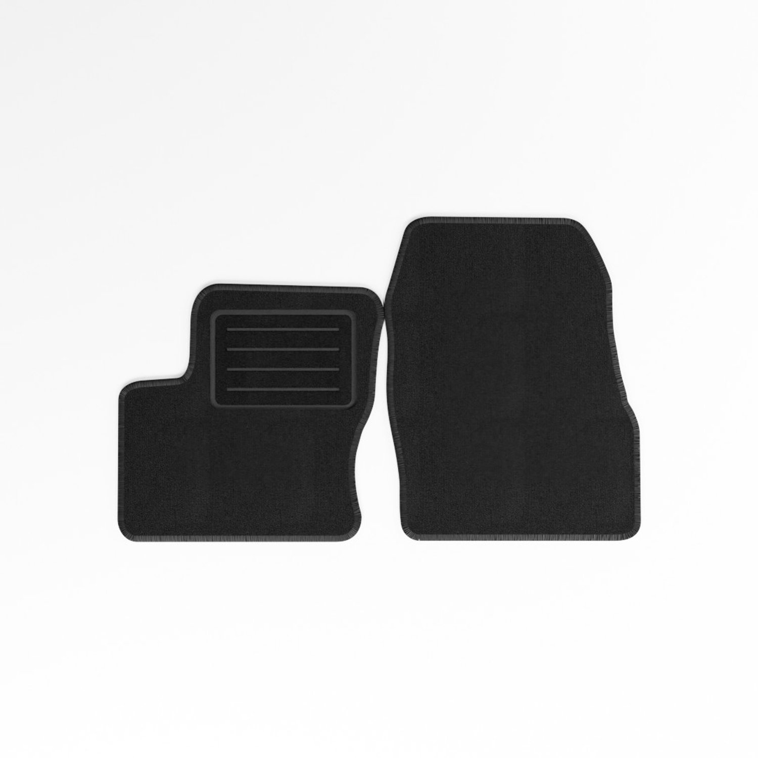 Mats4all | Naaldvilt automatten passend voor Ford Transit Connect Connect voorset 2 delig 2014-2022 | Antislip | Met versterking | 4-delig | Automatten | Mattenset