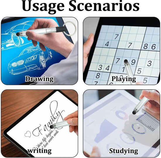 6-Pack Mini Stylus Pen voor Tablets en Smartphones — afbeelding 4