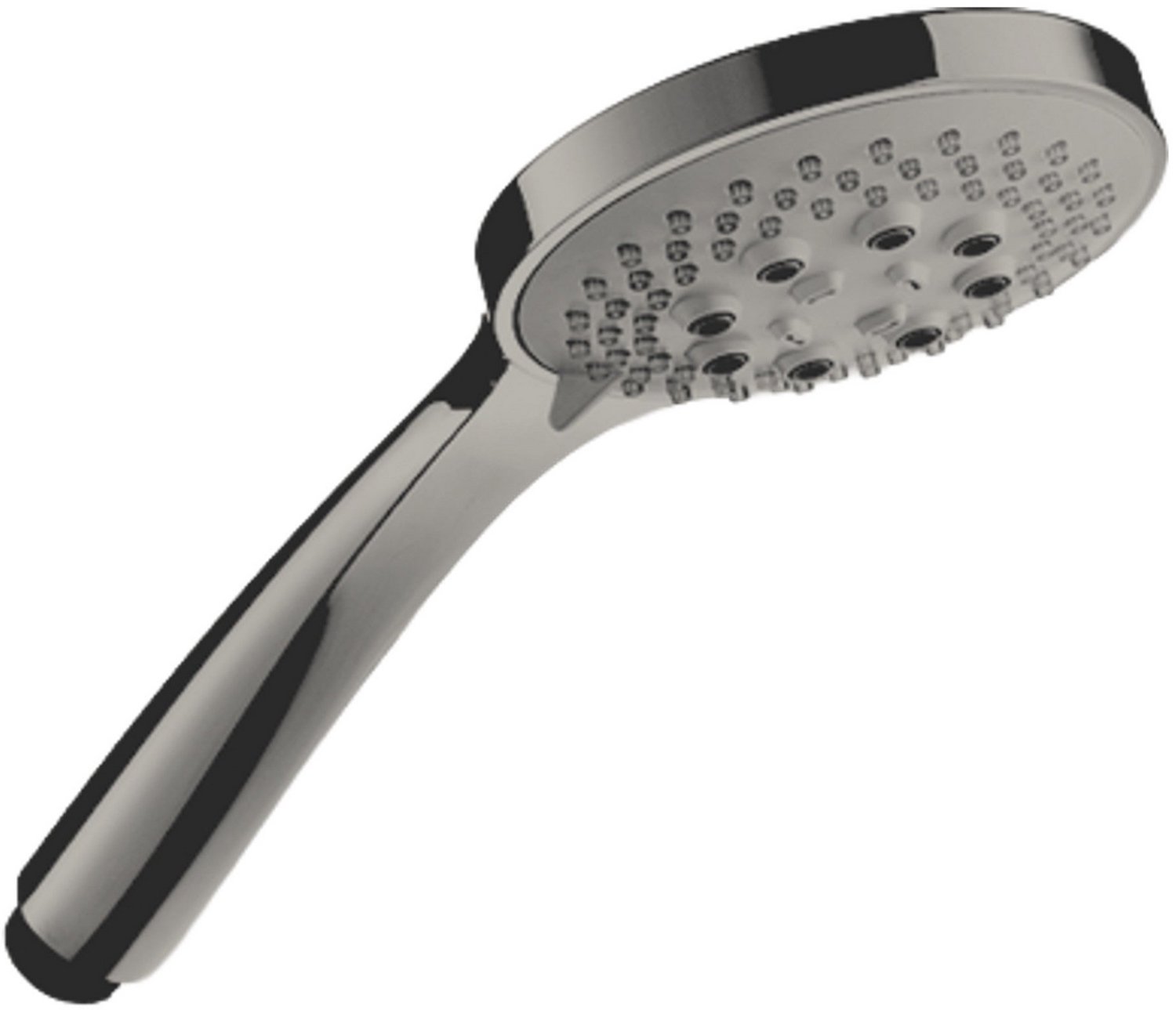 Hotbath Mate M375 handdouche 10cm rond met 3 standen geborsteld gunmetal PVD