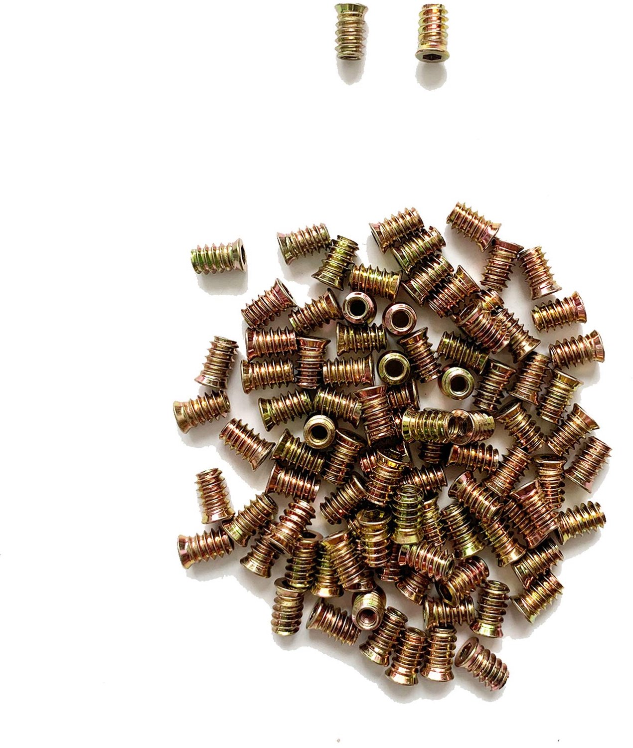 Verzinkt Gegalvaniseerd Ijzeren Meubilair Hex Drive Moeren M6 × 17mm - 150 Stuks