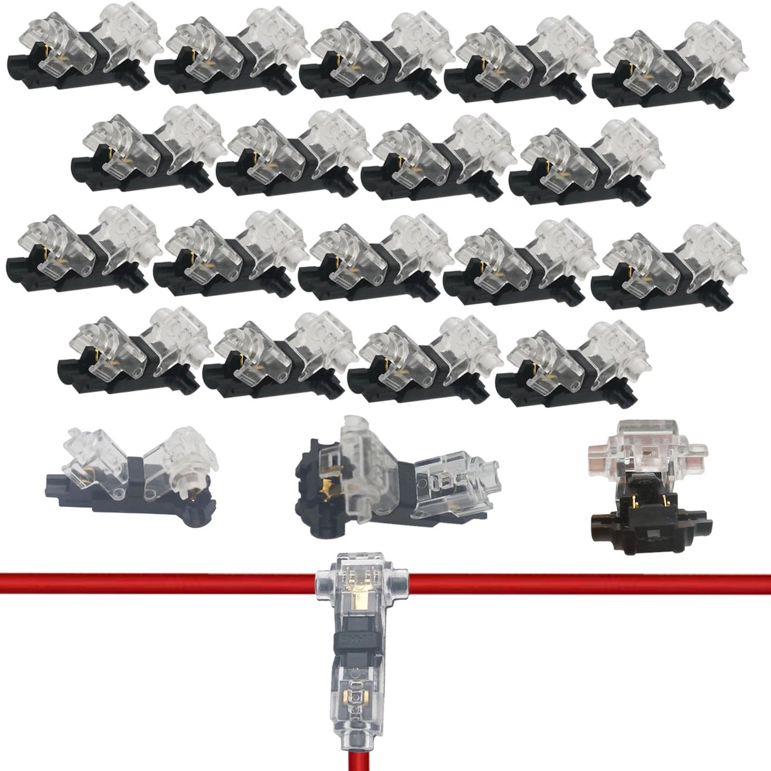 18 Stuks T-Connector voor Elektriciteitsdraden