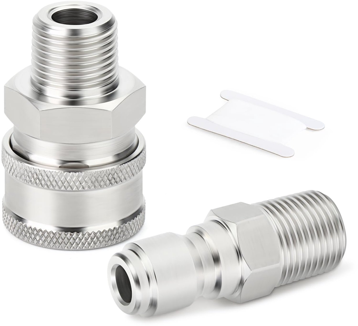 Hogedrukreiniger Slang Fitting Kit 3/8" BSP Roestvrij Staal