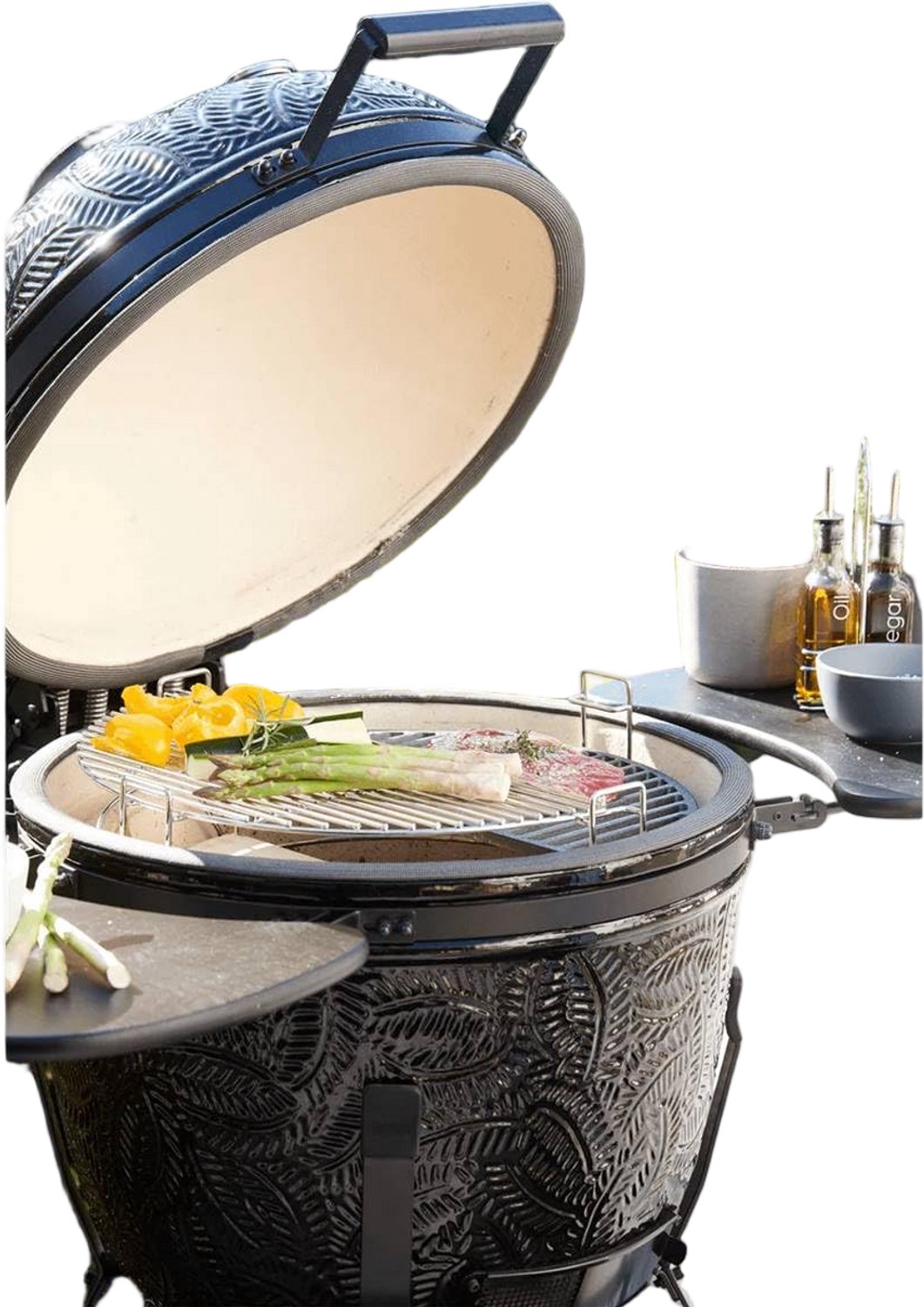 Barbecook Kamal 53 set de 2 grilles demi-lune en fonte