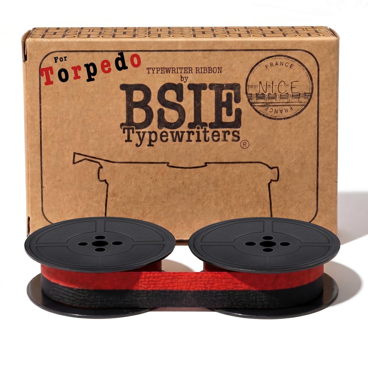 Typewriter Ribbon - Zwart & Rood voor Typewriters