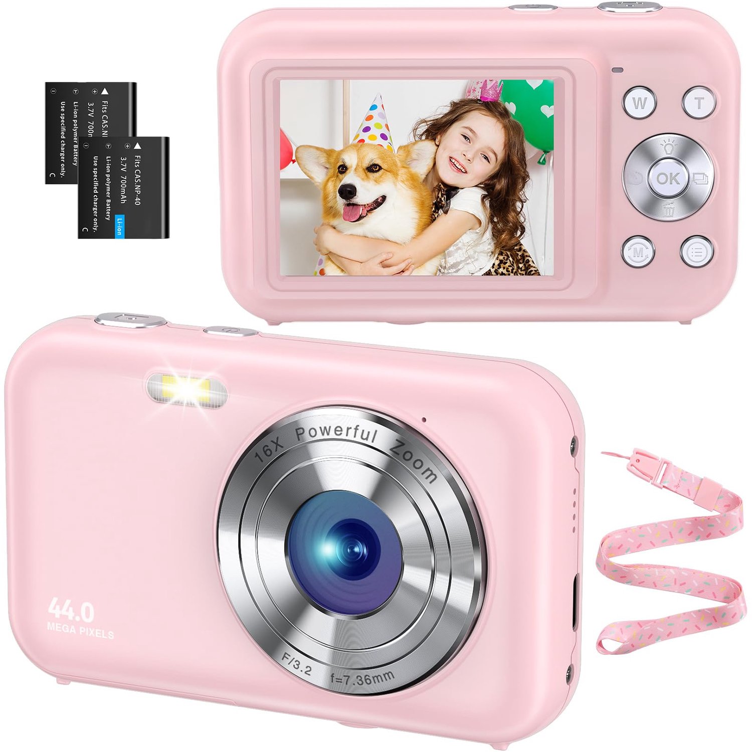 Digitale Camera FHD 1080p met 44MP