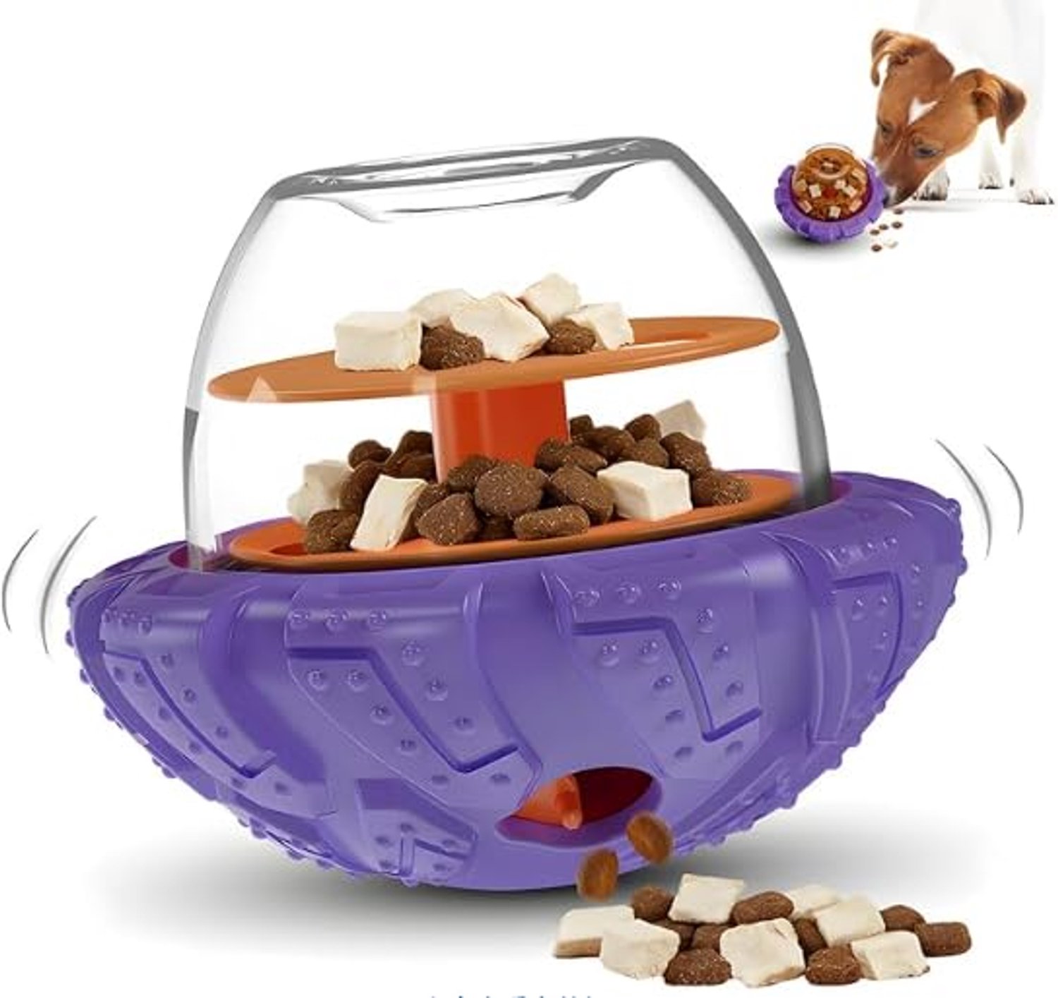 Interactieve Langzame Voederbal voor Honden en Katten