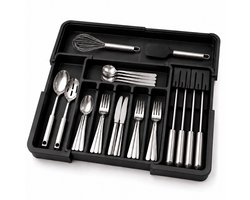 Bestekbak uitschuifbaar - breedte: 33-56,5 cm - diepte: 37-48,5 cm