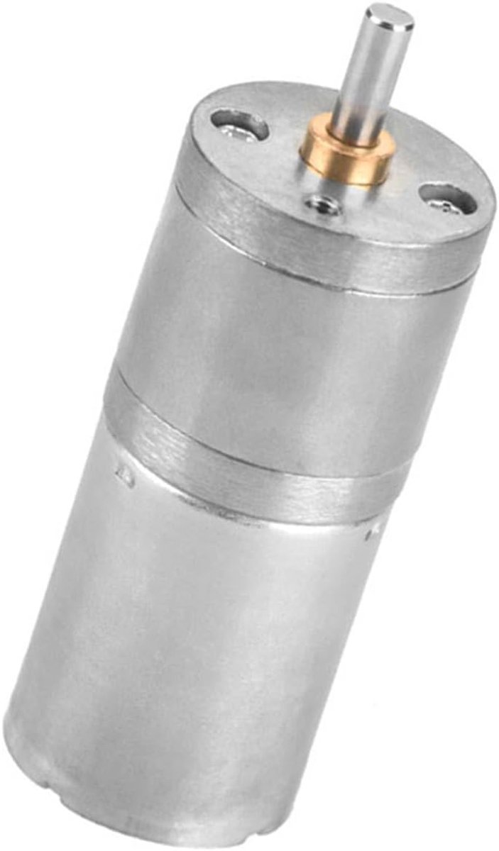 370 Geared Motor 25Mm 12V Motor 500Rpm 1Pcs Dc 12V 25Ga 370 Lage Snelheid Metal Gear Motor Voor Elektronisch Slot (12V 500Rpm) (12V 5 RPM)