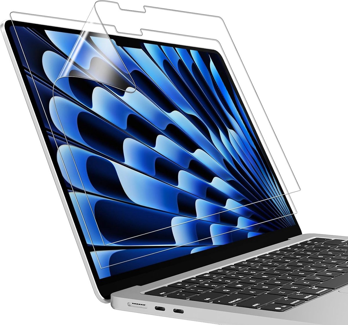 Schermbeschermer voor MacBook Air 13,6 inches 2022-2026 M2-M5 Chip Filterbeschermer 5H Krasbestendig Accessoires