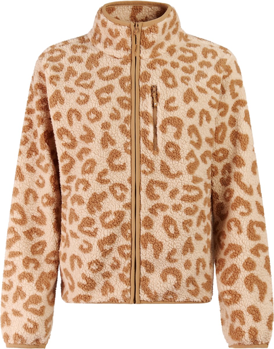 Protest PRTWiba Vest Dames Fleece Rits Bruin