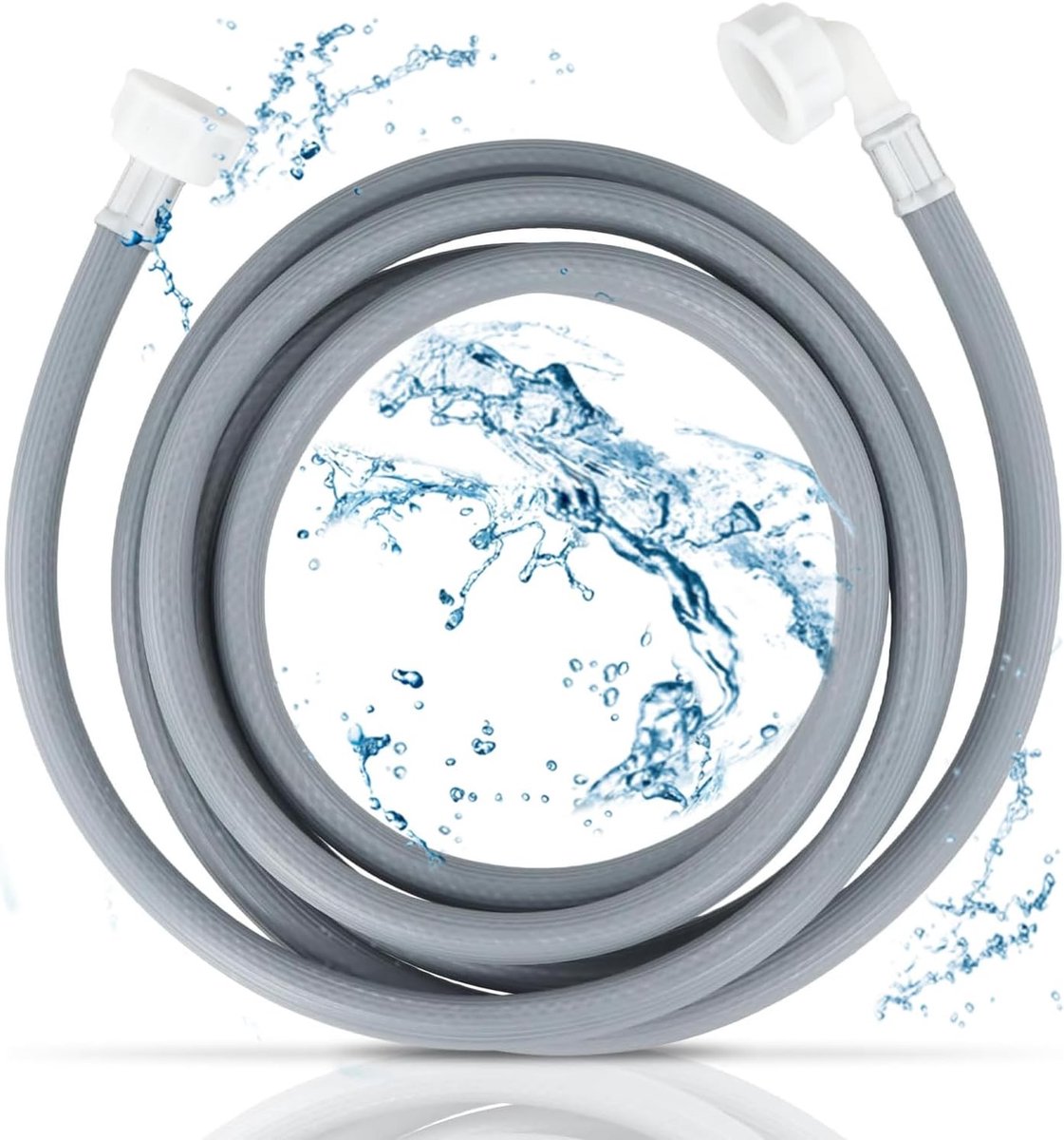 Wasmachine Inlaat Slang voor Afwasmachine, 3 m, 3/4 Inch Aansluiting, Rechte Waterinlaat Slang, Universele Wasaccessoires, Duurzaam en Flexibel