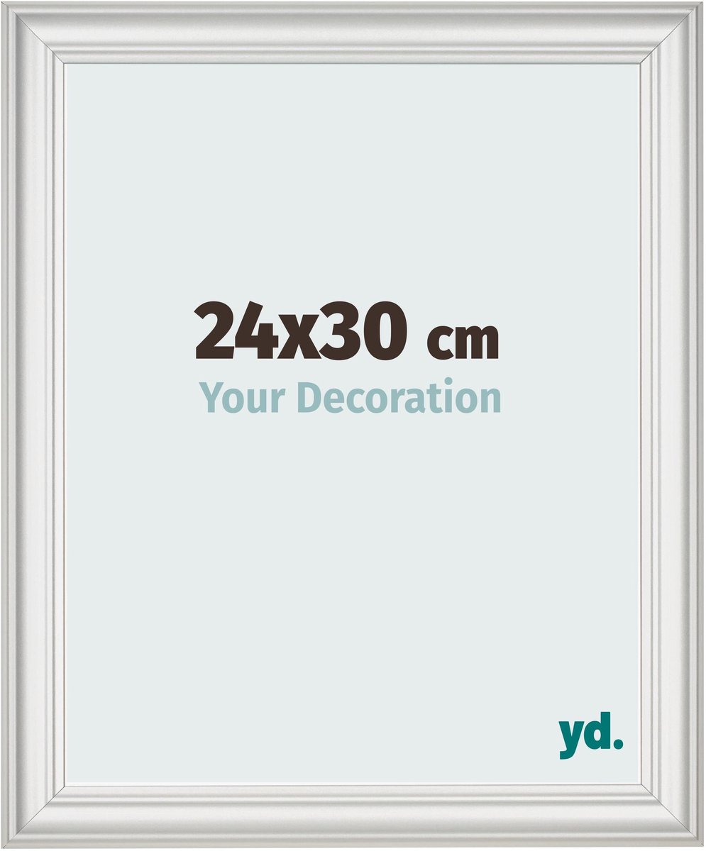 yd. Your Decoration - Fotolijst 24x30 cm - MDF - Wit Geveegd - Lazio