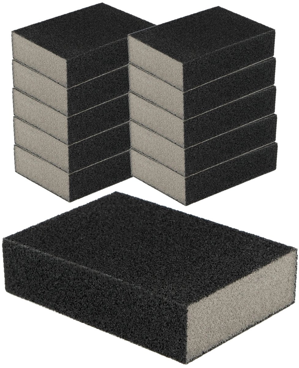 Schuurspons P100 - 10 stuks, voor diverse materialen