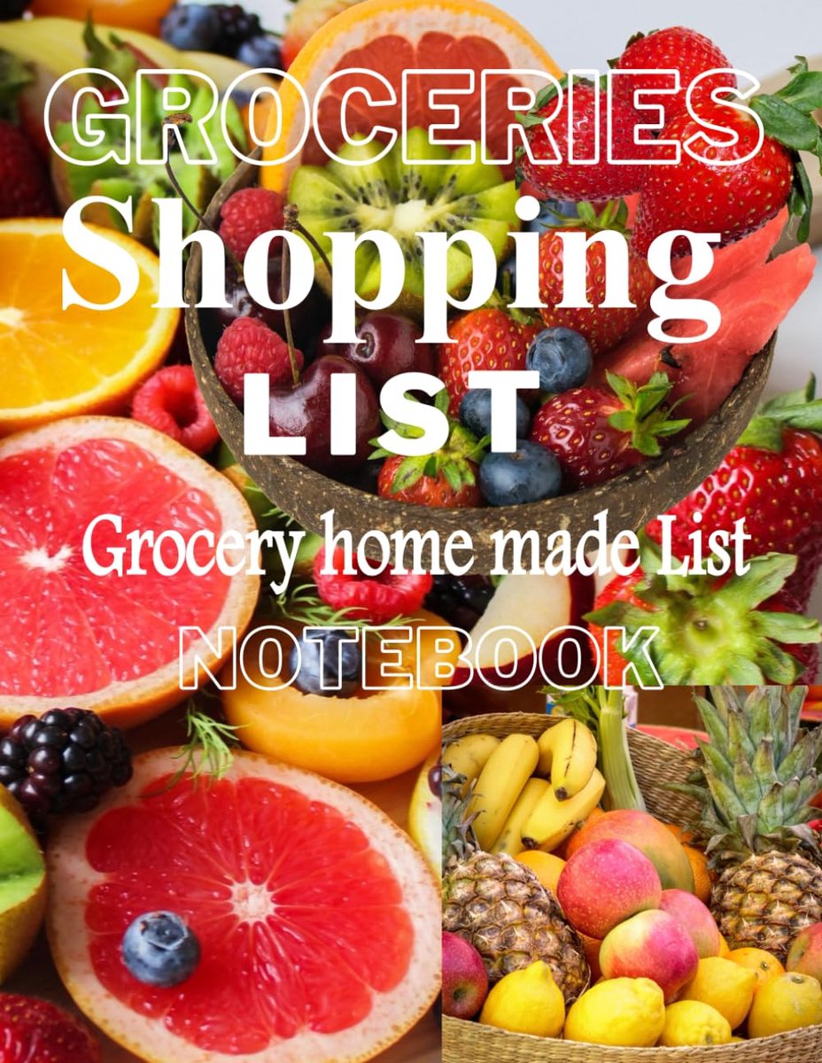 groceries shopping list: groceries home made list - ShopVlot