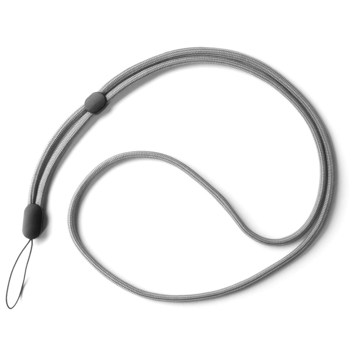 trage.band® verstelbare robuuste draagriem/nekband/lanyard, grijs - ShopVlot