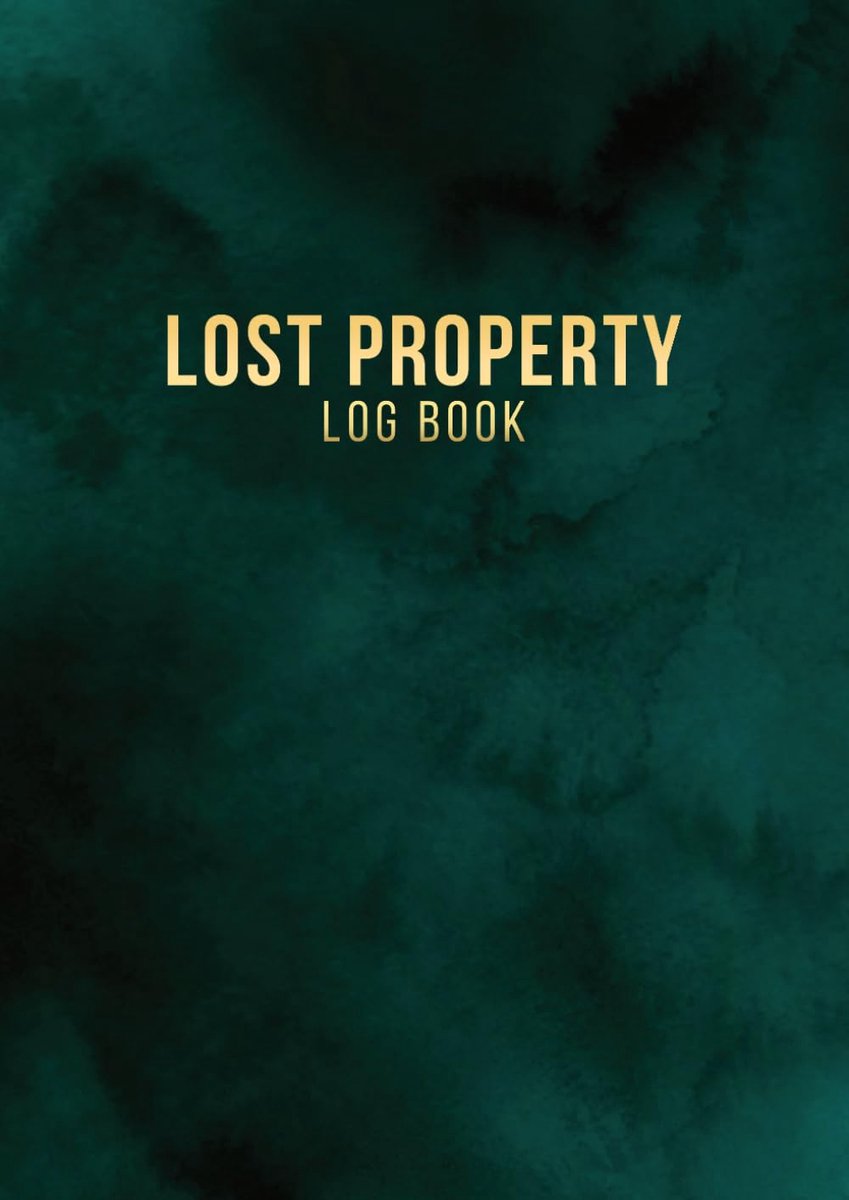 Lost Property Log Book: Lost & Found Record Book - Track and Register Lost Items for Schools, Offices, Hotels - ShopVlot